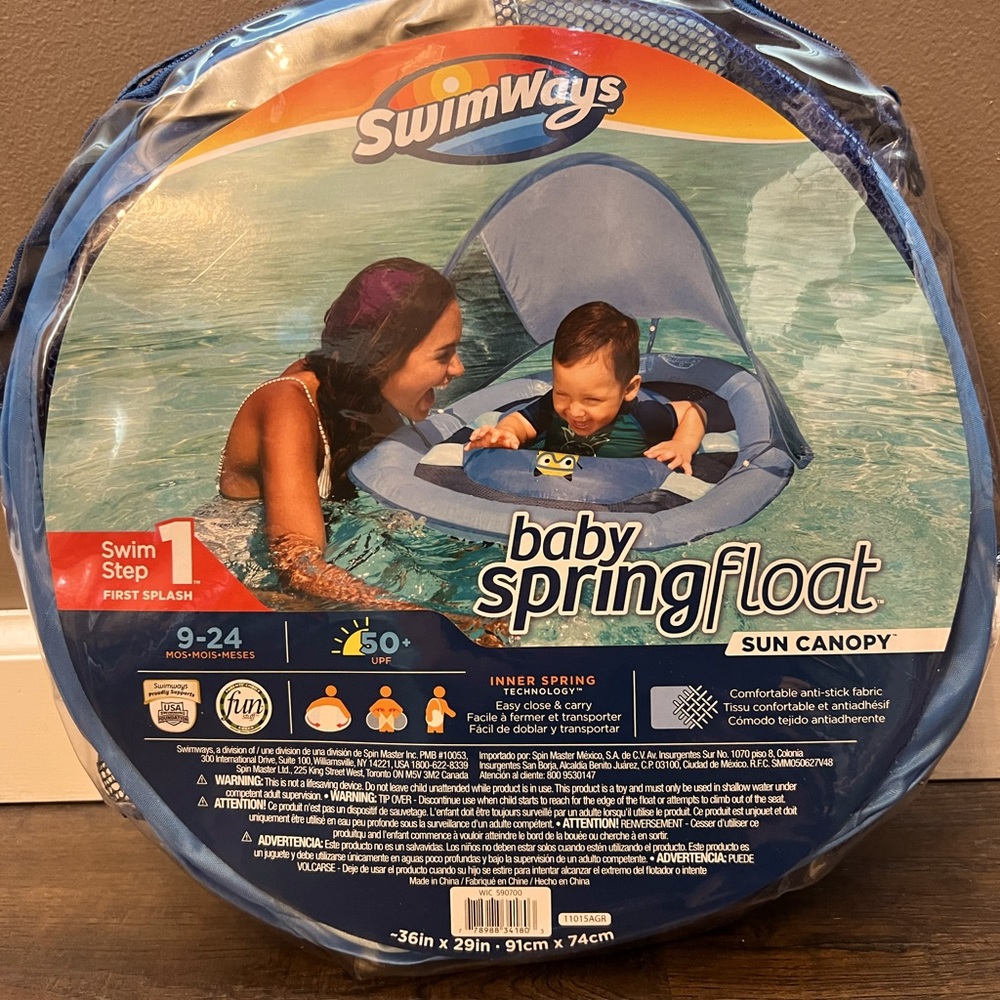 baby swim float with canopy